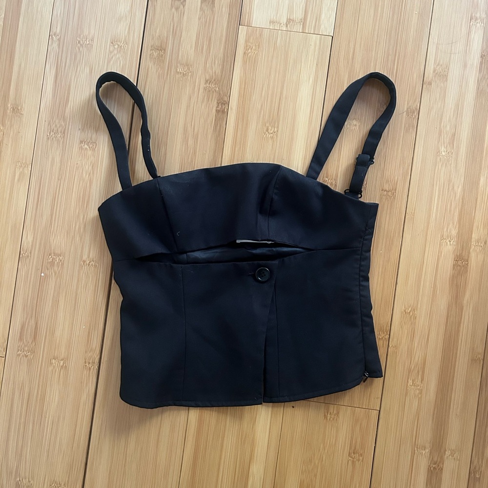 Peppermayo Black Tank Top